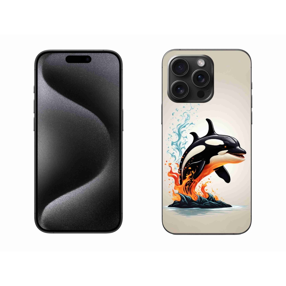 Gél védőburkolat mmCase iPhone 15 Pro Max készülékhez - írisz