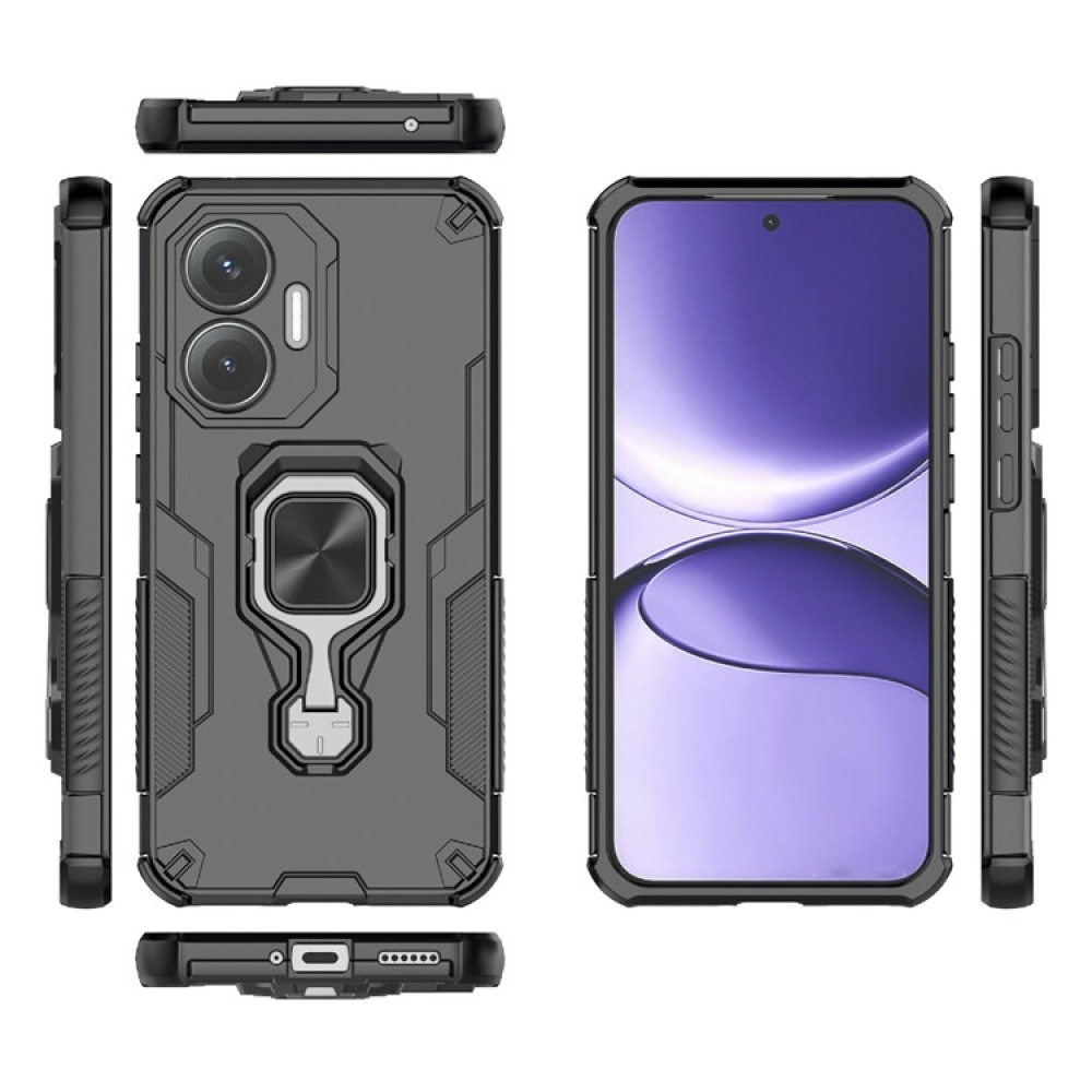 Lyukálló borítás a Xiaomi Poco F7 5G készülékhez - fekete
