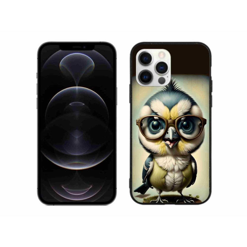 Zselés borítás mmCase iPhone 12 Pro Max készülékhez - kölyök szemüveggel