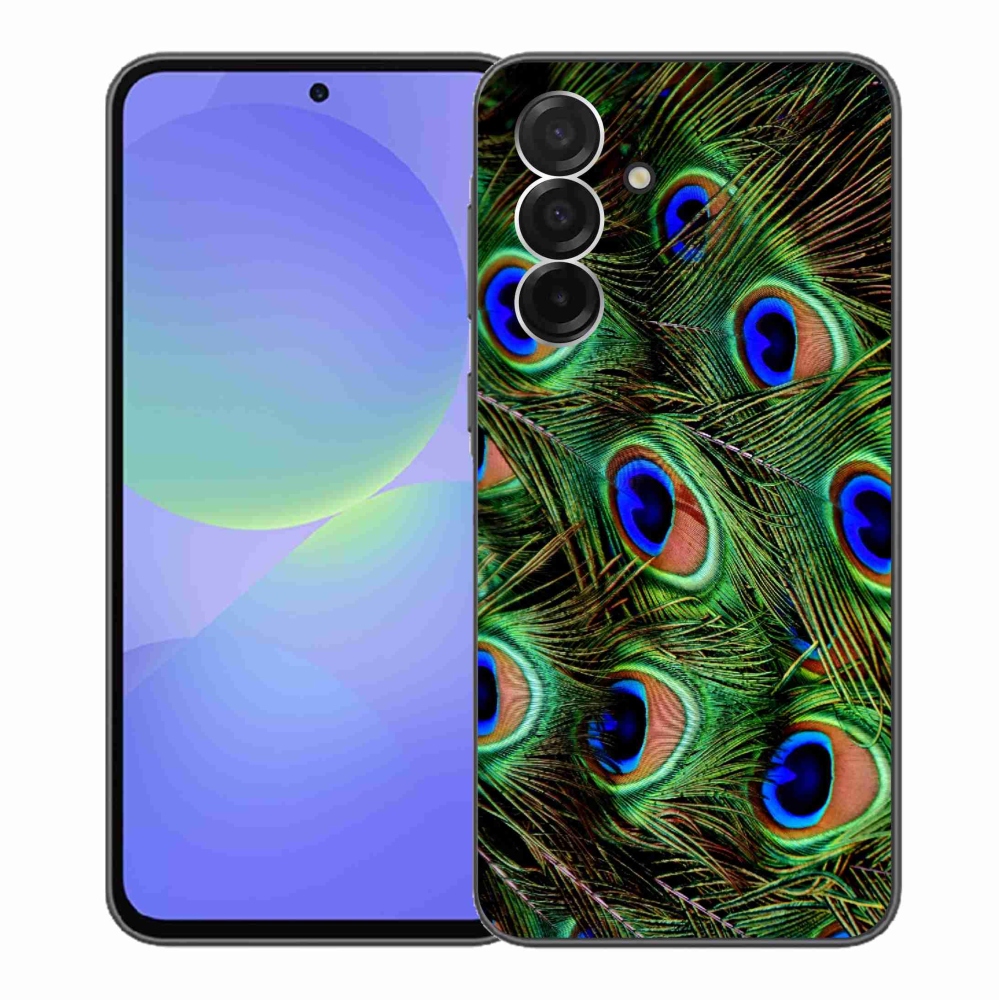 Zselés borítás mmCase Samsung Galaxy A36 5G - pávatoll