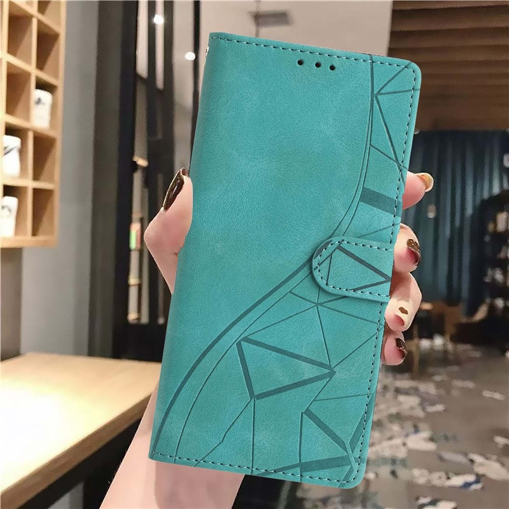 Háromszögek könyv tok Xiaomi 15T Pro - teal - teal