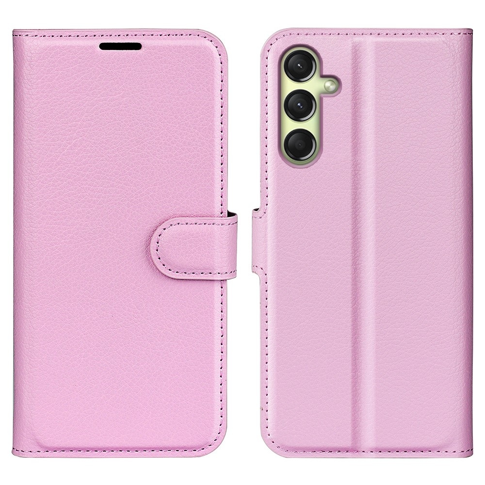 Litchi könyv tok Samsung Galaxy A16 4G/5G készülékhez - rózsaszín