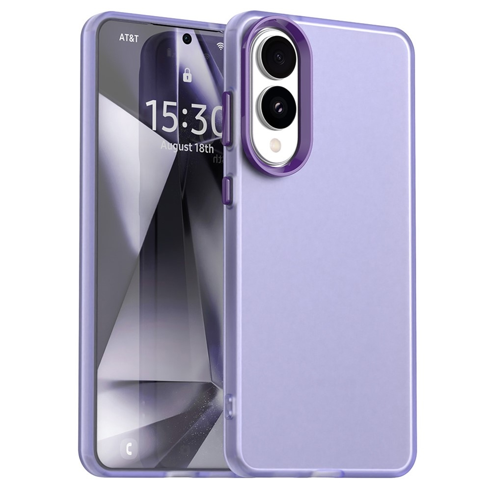 Candys matt zselés tok Samsung Galaxy S25 Edge készülékhez - lila