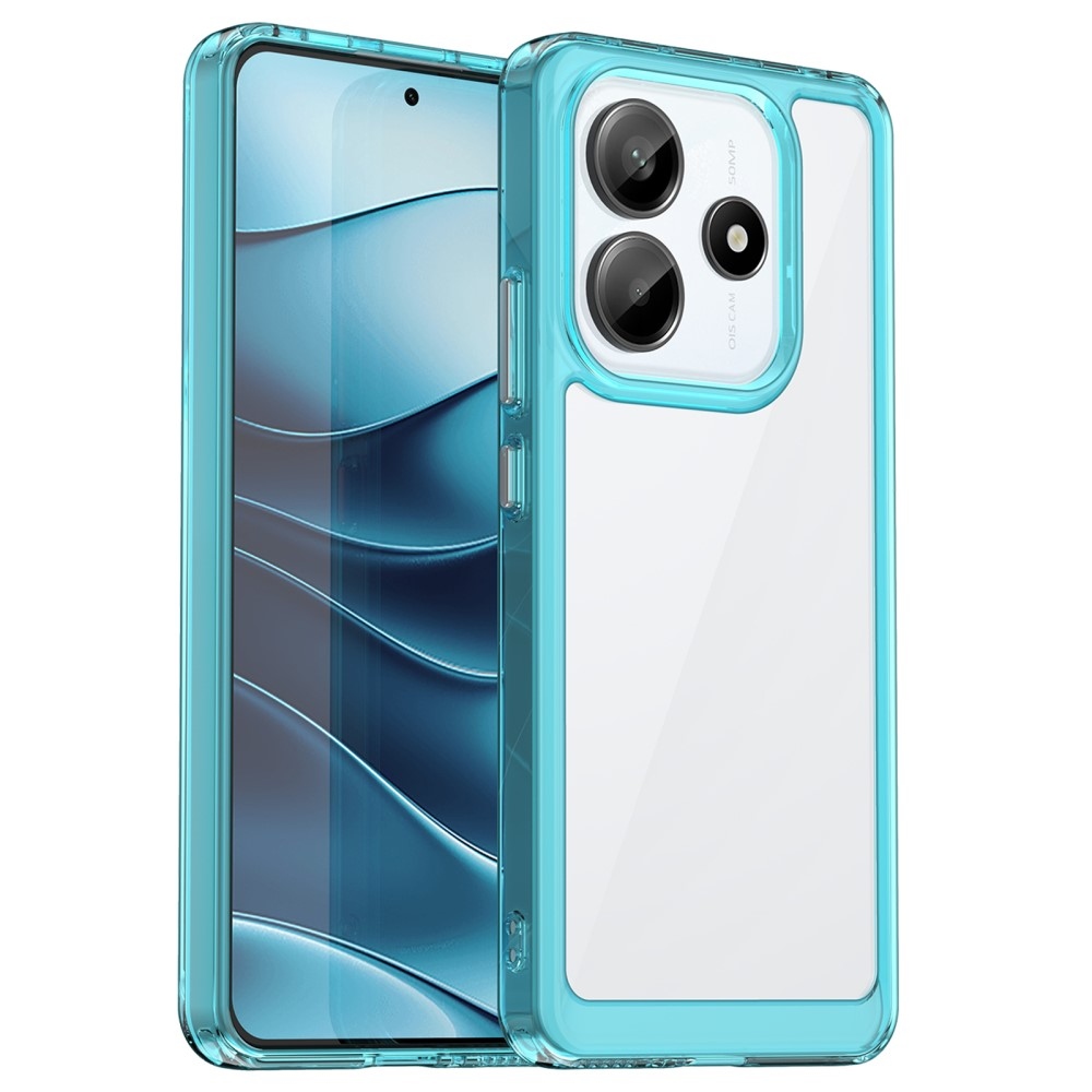 Gél tok rögzített hátlappal a Xiaomi Redmi Note 14 5G-re - világoskék színben
