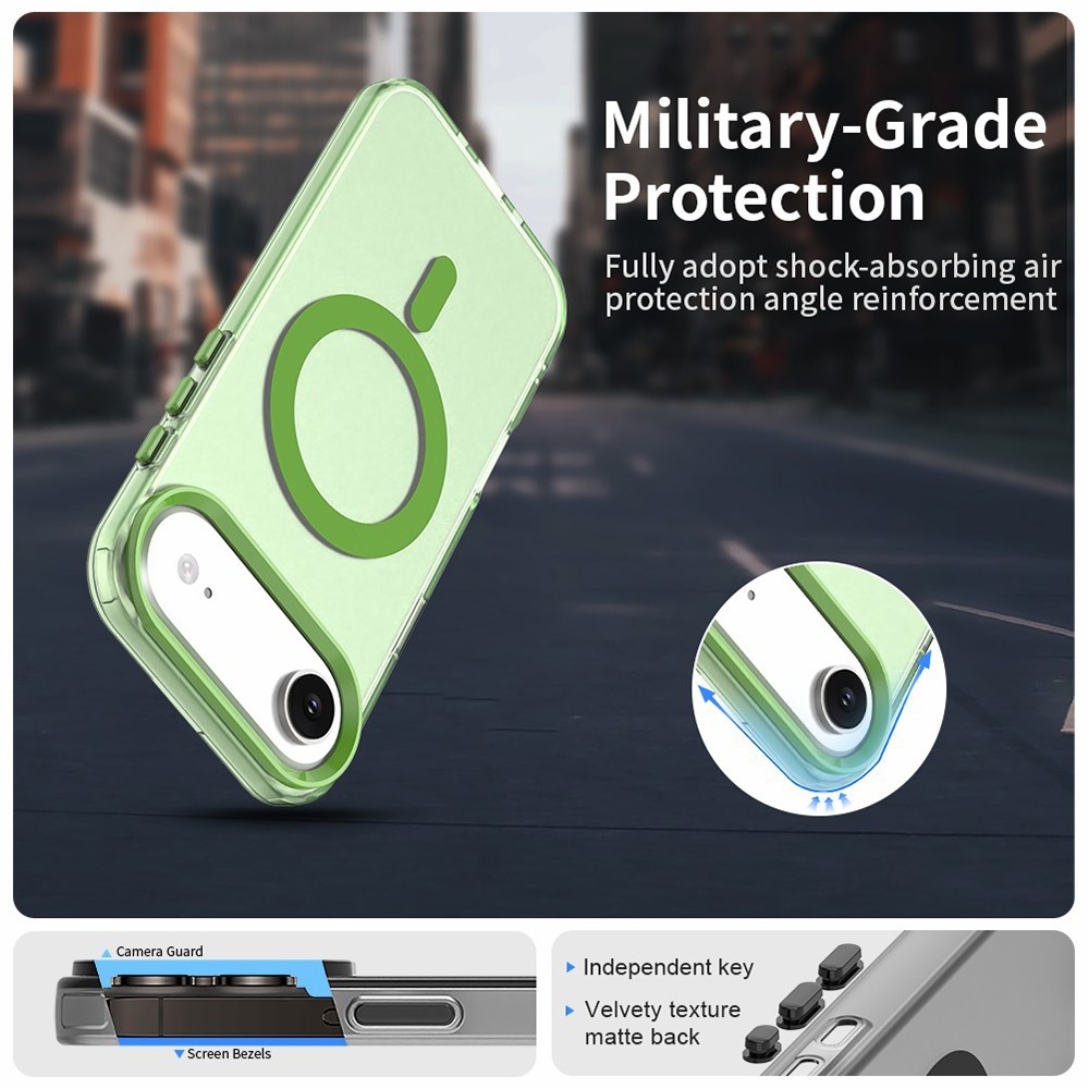 Candy MagSafe zselés tok iPhone 17 Air készülékhez - zöld