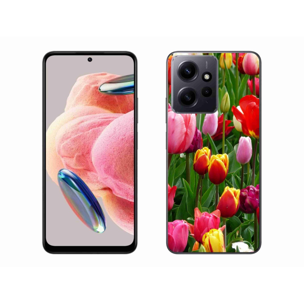 Gél borítás mmCase a Xiaomi Redmi Note 12 4G-hez - tulipánok