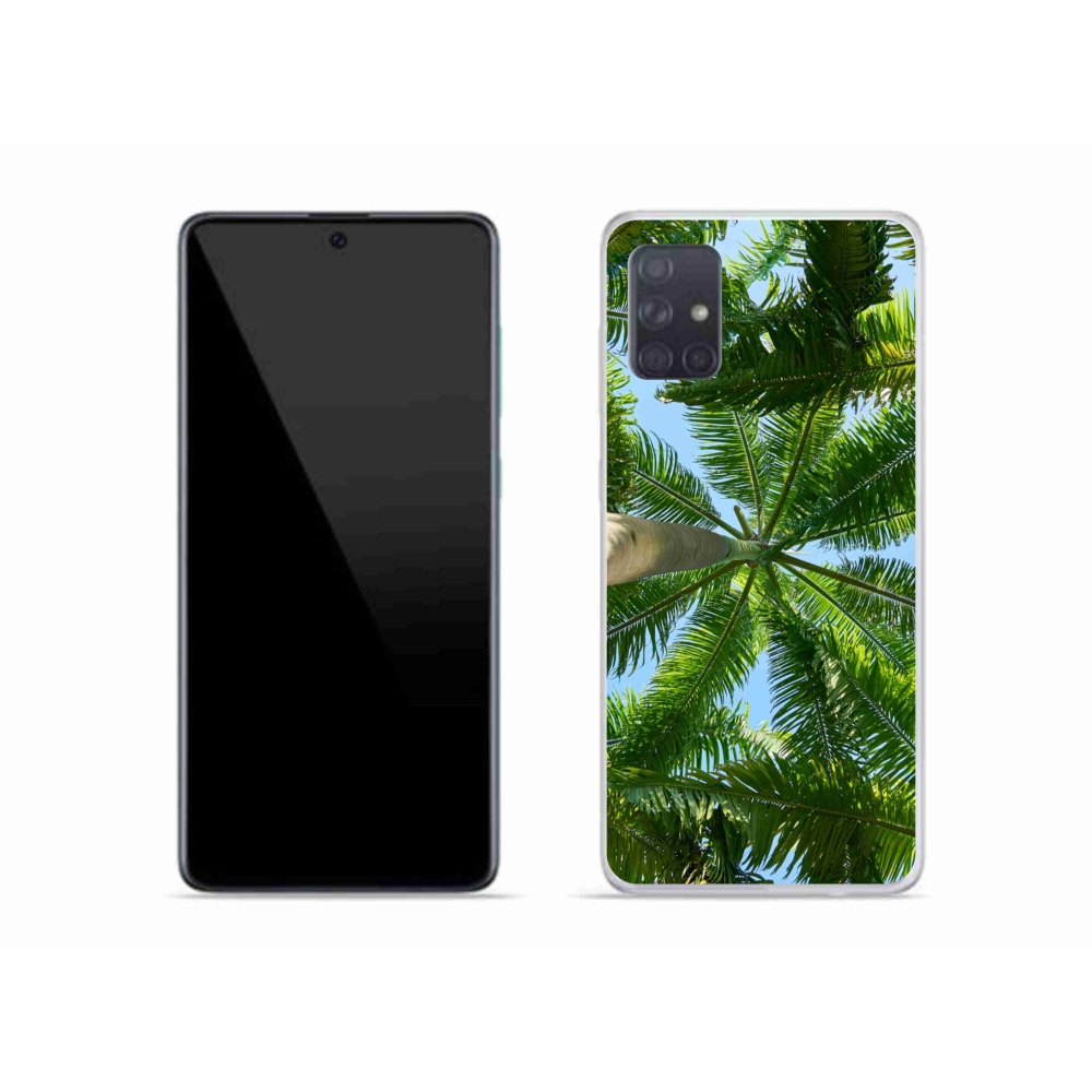 Gél borítás mmCase Samsung Galaxy A51 - pálmafa - Samsung Galaxy A51-hez