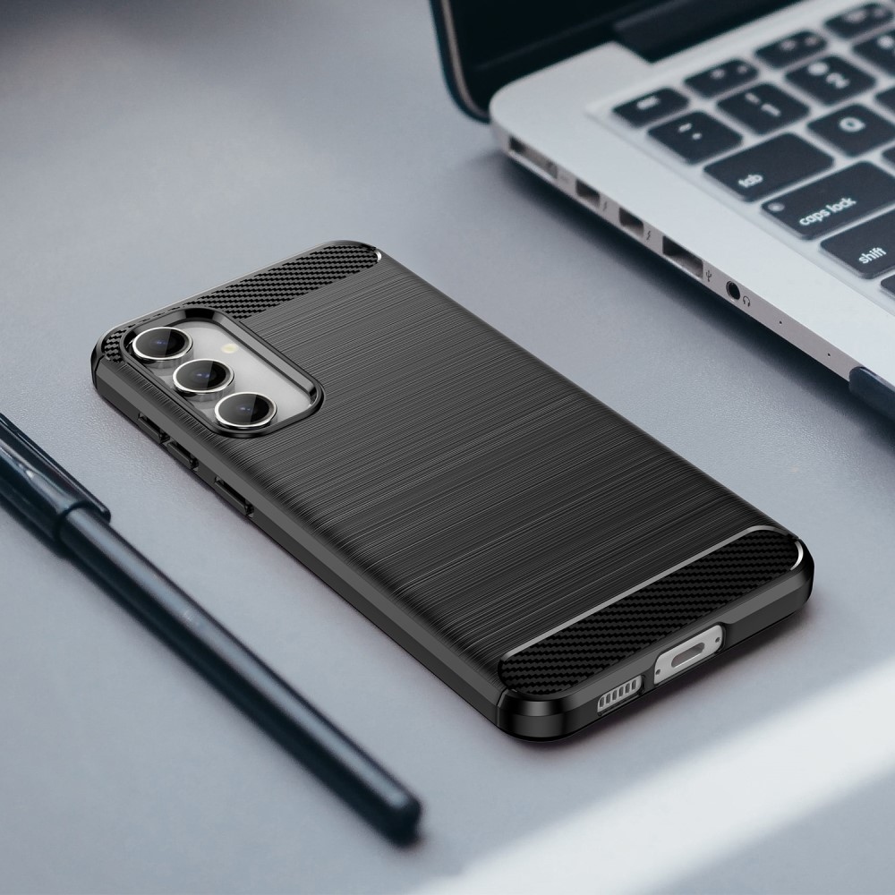 Szénálló zselés tok Samsung Galaxy S23 FE készülékhez - fekete