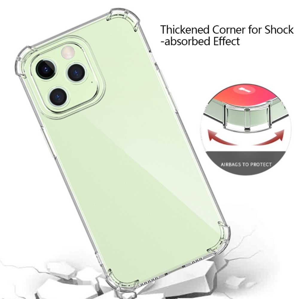 Átlátszó zselés tok megerősített sarkokkal Samsung Galaxy A35 5G készülékhez - átlátszó