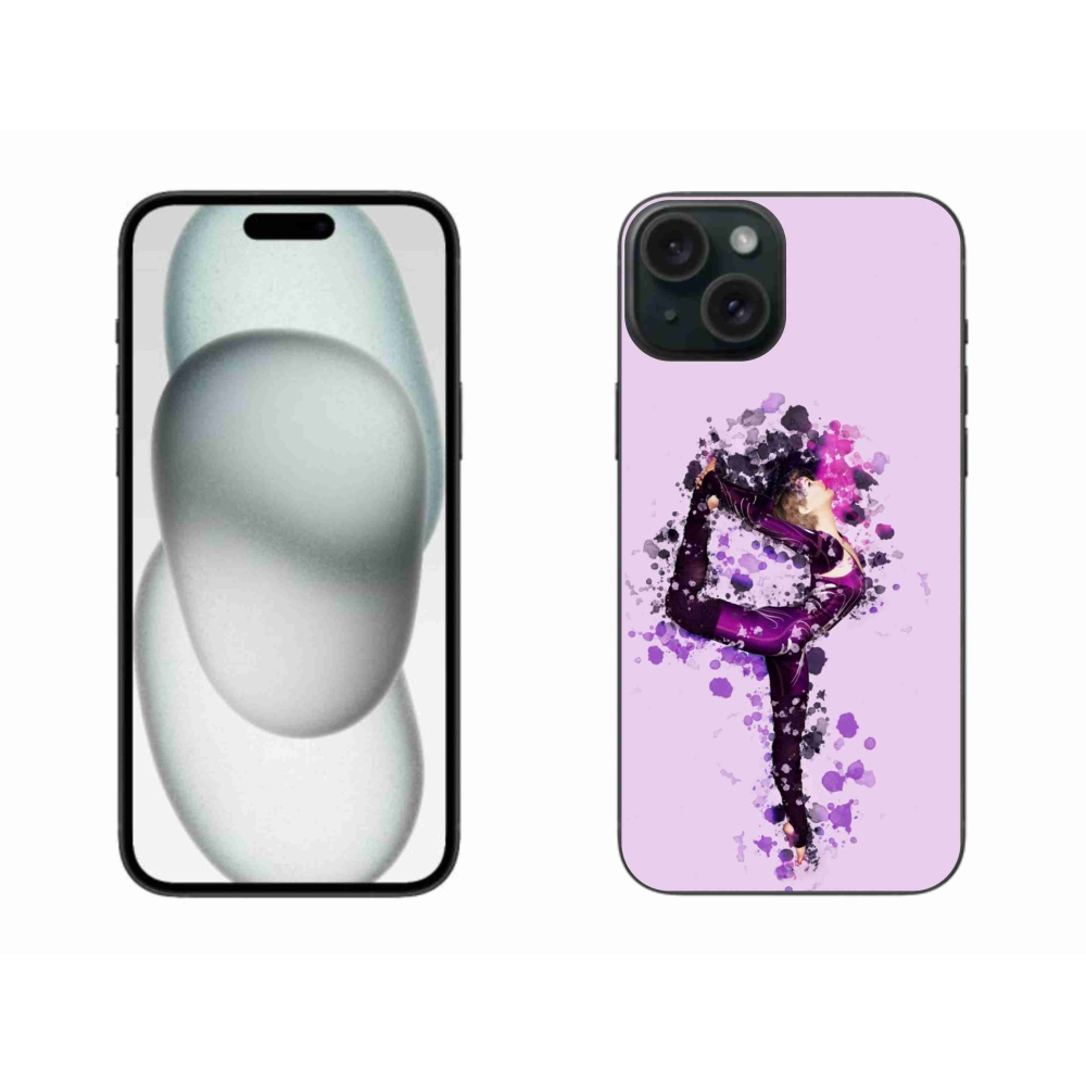 Gél borítás mmCase iPhone 15 Plus készülékhez - balerina