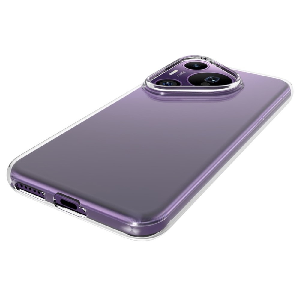 Átlátszó zselés tok a Huawei Pura 70 Pro készülékhez - átlátszó