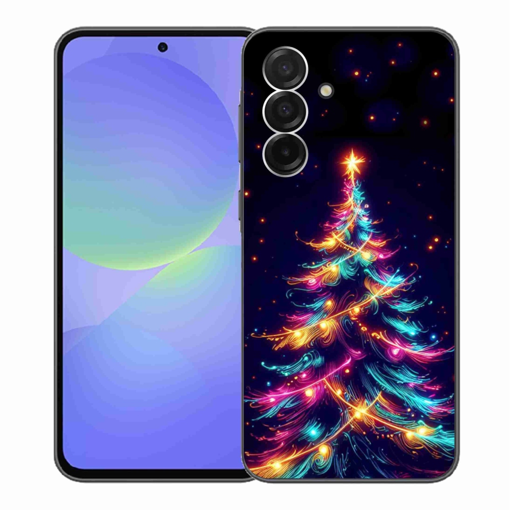 Gél borítás mmCase Samsung Galaxy A36 5G - neon karácsonyfa