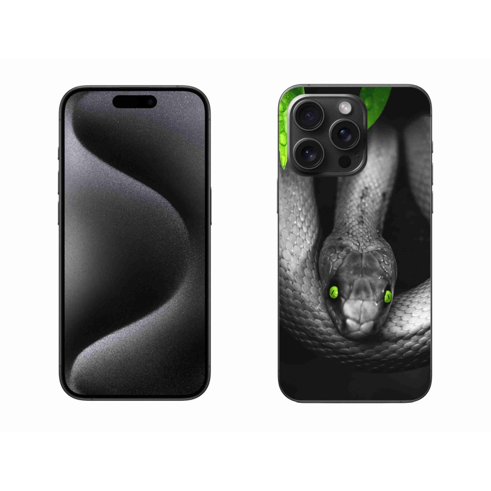 Gél védőburkolat mmCase iPhone 15 Pro Max készülékhez - kígyó
