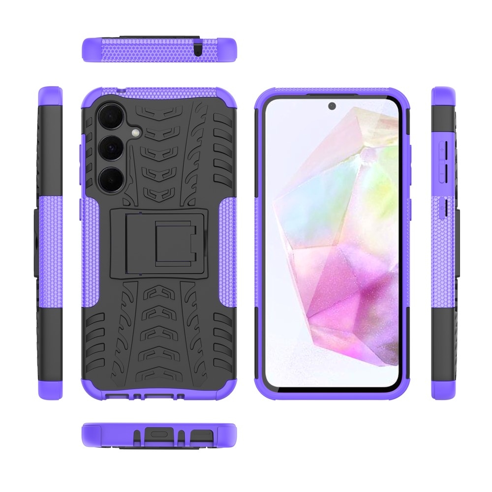 Rúgásálló borítás Samsung Galaxy A35 5G készülékhez - lila