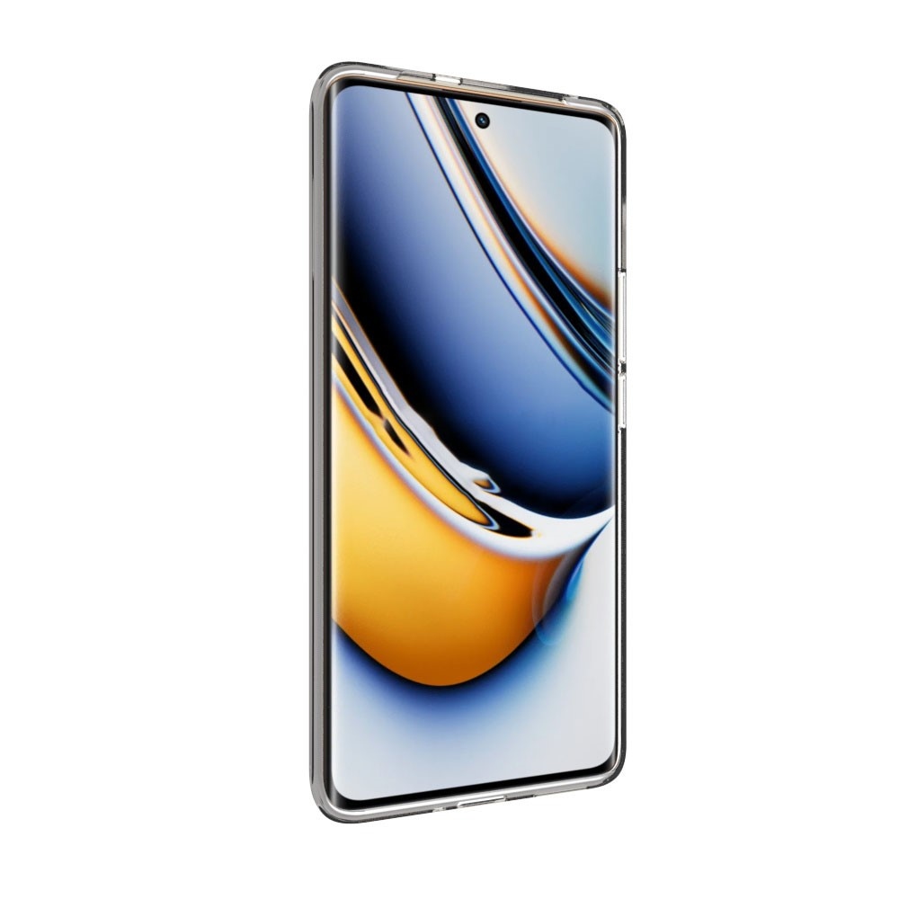 Átlátszó zselés tok a Realme 11 Pro 5G/11 Pro+ 5G készülékhez - átlátszó