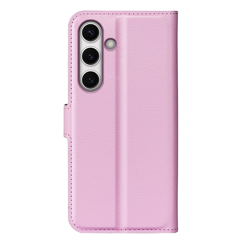 Litchi könyv tok Samsung Galaxy S24 FE készülékhez - rózsaszín