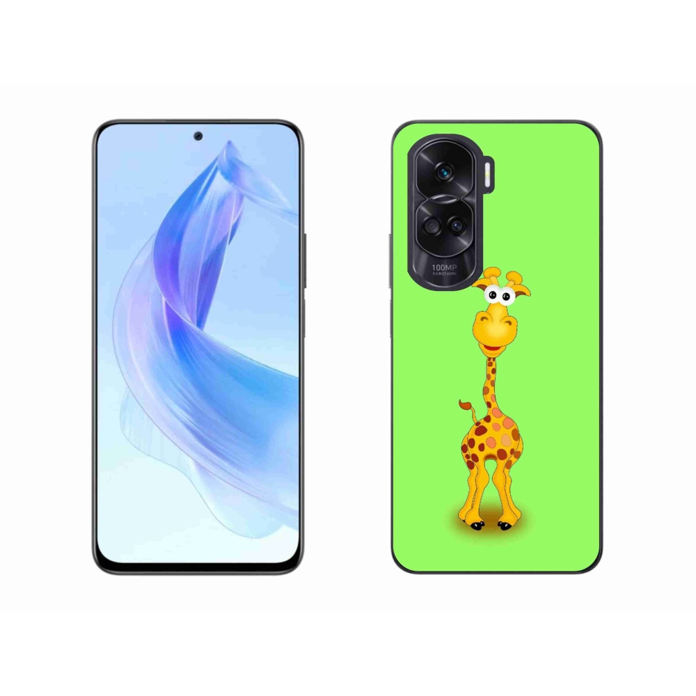 Gél borító mmCase a Honor 90 Lite készülékhez - rajzfilm zsiráf