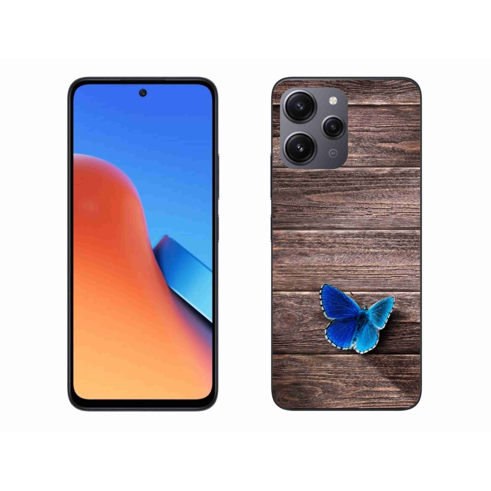 Gél borító mmCase a Xiaomi Redmi 12 - kék pillangó 1