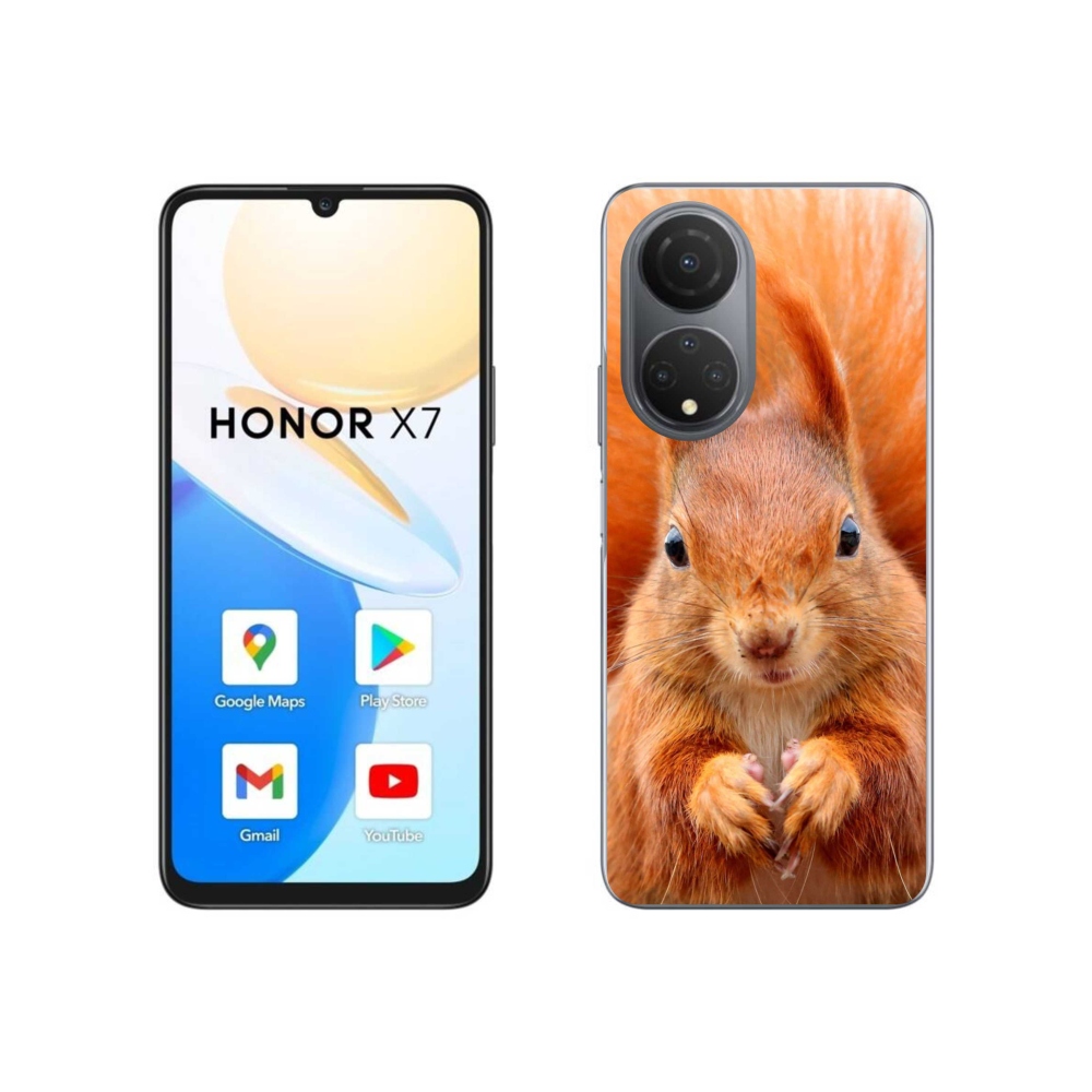 Zselés borítás mmCase a Honor X7 készülékhez - mókus