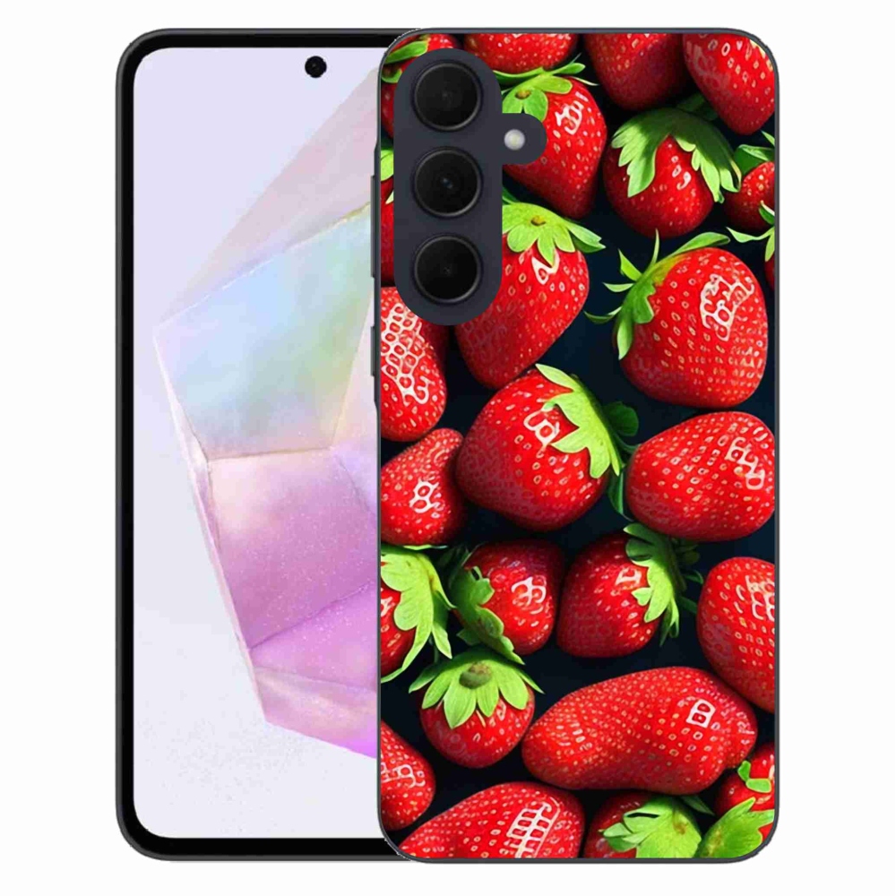 Gél védőhuzat mmCase Samsung Galaxy A35 5G - eper