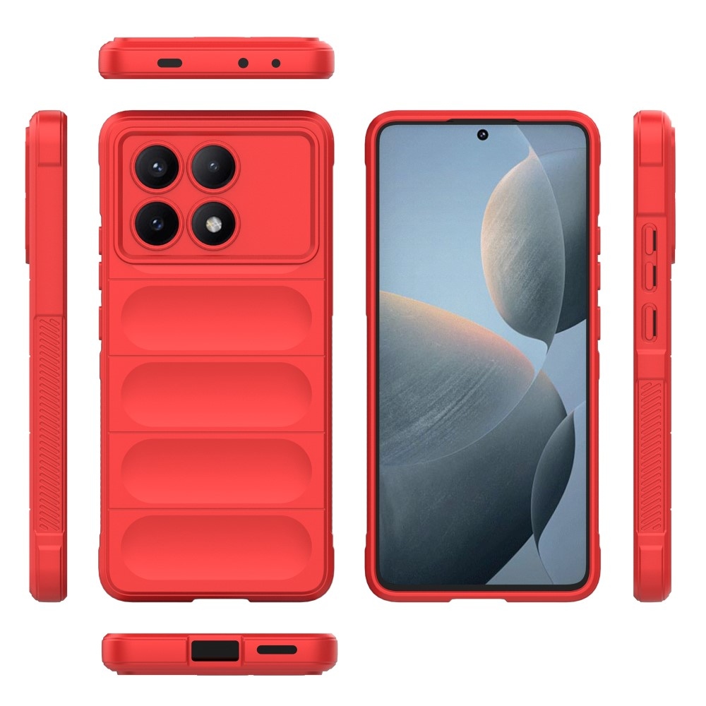 Rugg tartós zselés tok Xiaomi Poco X6 Pro 5G - piros
