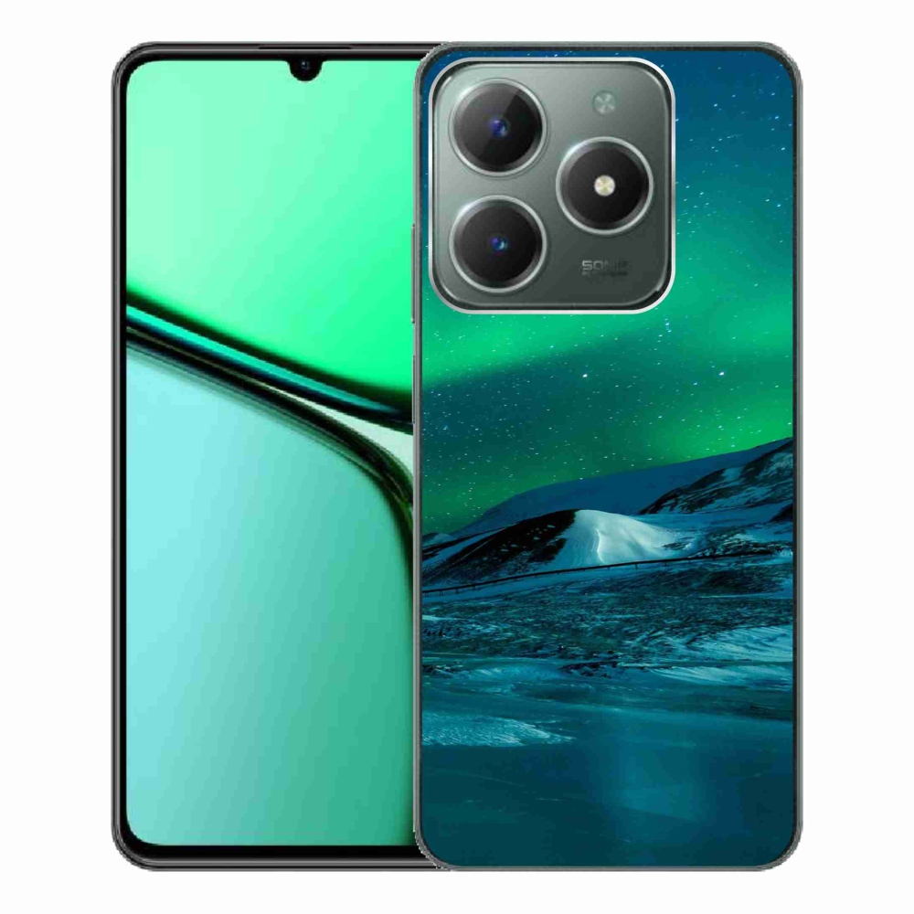Gél borítás mmCase a Realme C61 készülékhez - aurora borealis