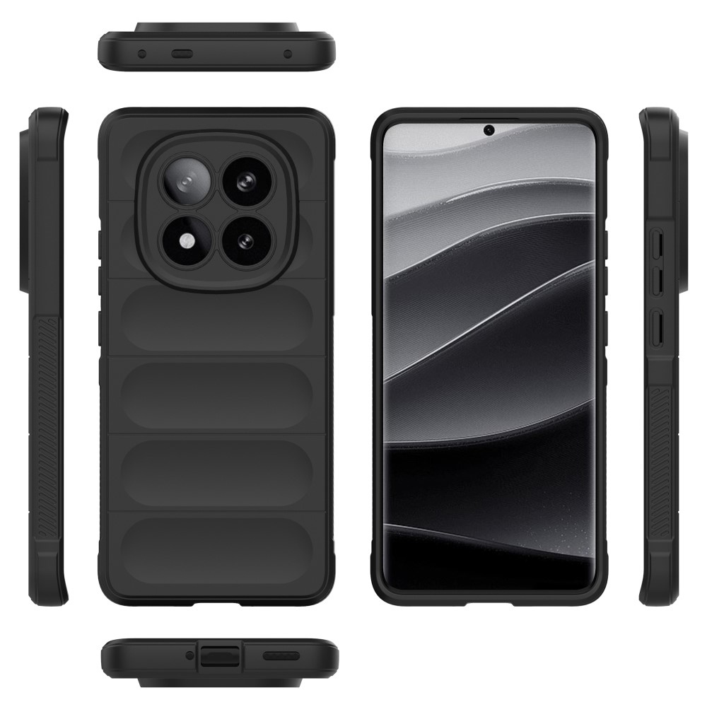 Rugg tartós zselés tok Xiaomi Redmi Note 14 Pro+ 5G - fekete