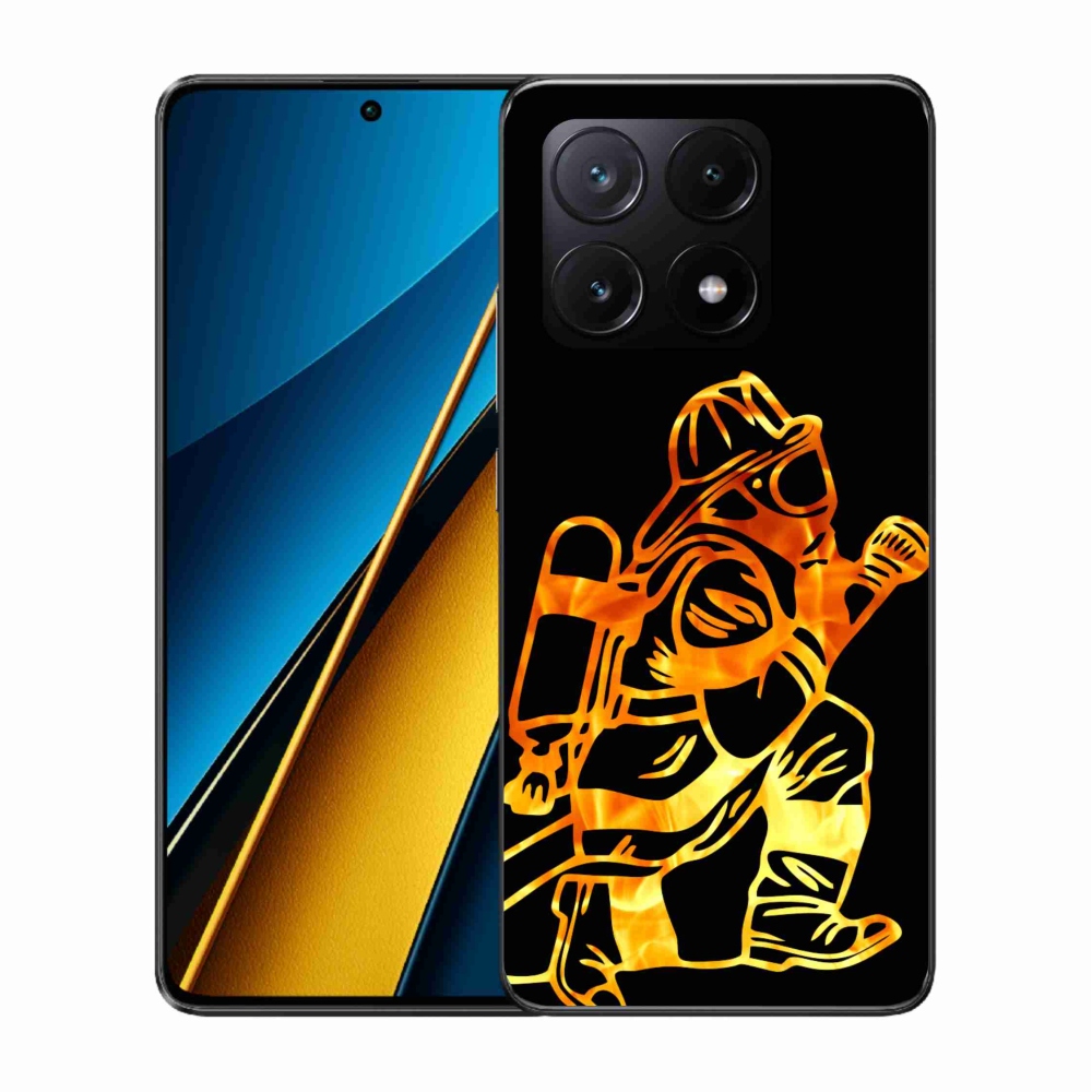 Gél borítás mmCase a Xiaomi Poco X6 Pro 5G-hez - tűzoltó 1