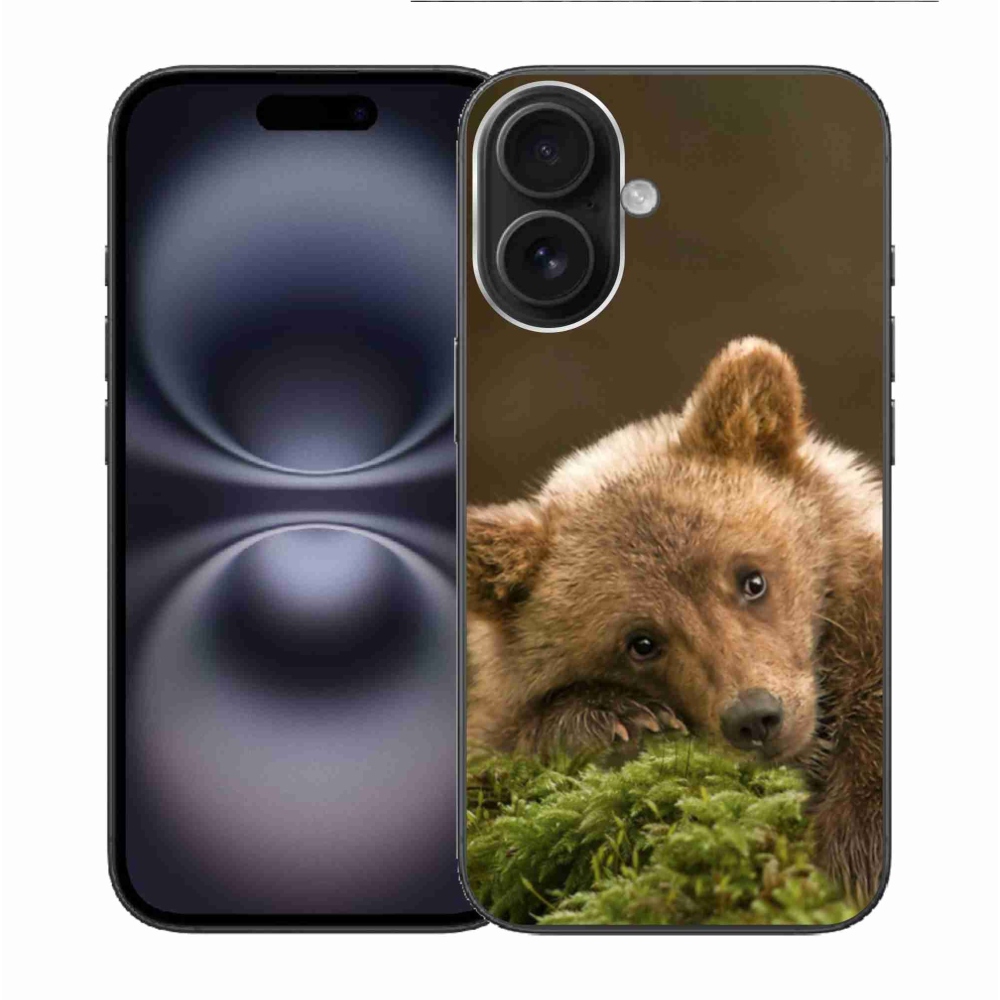 Zselés borítás mmCase iPhone 16 készülékhez - medve