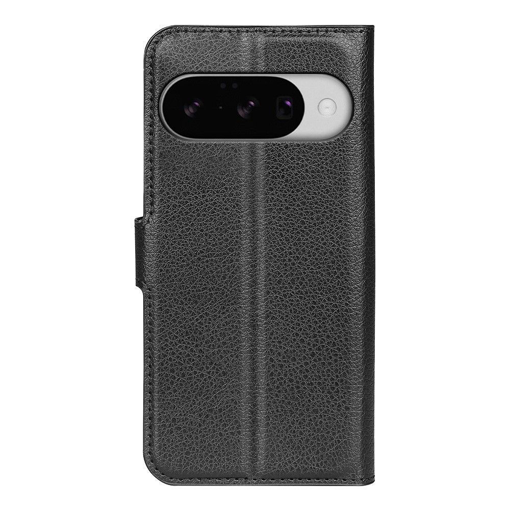 Litchi könyvtáska Google Pixel 10 - fekete