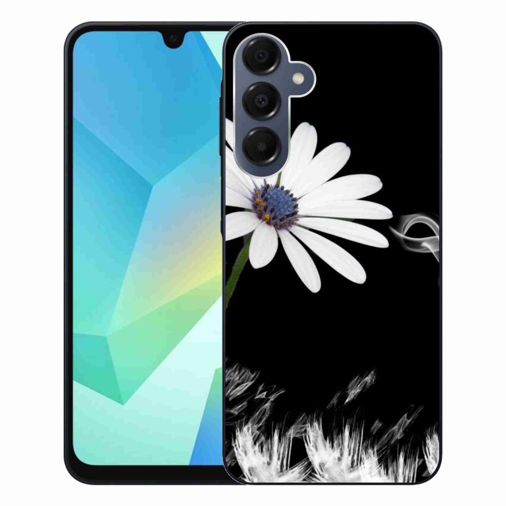 Gél védőhuzat mmCase Samsung Galaxy A16 4G/5G - fehér virág