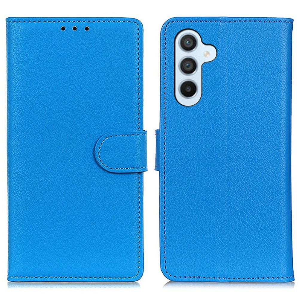 Litchie könyvtáska Samsung Galaxy A56 5G - kék