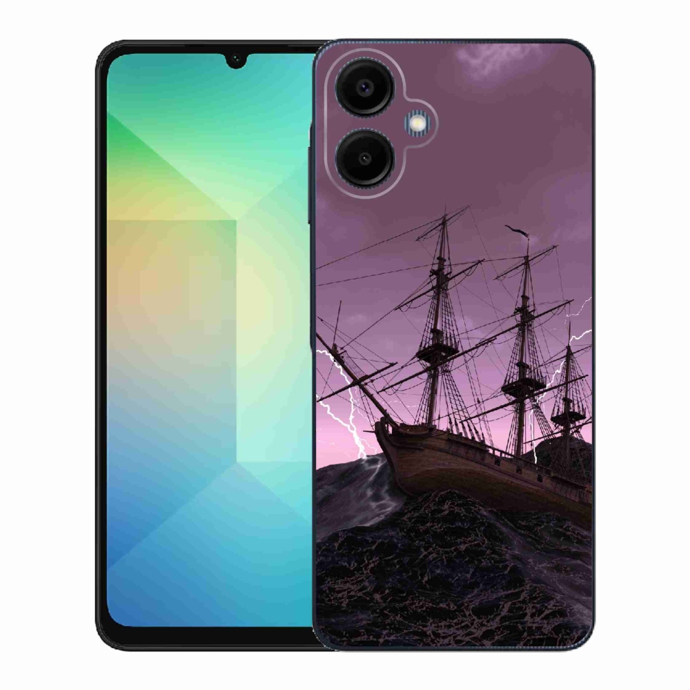 Zselés borítás mmCase Samsung Galaxy A06 4G - hajó a viharban