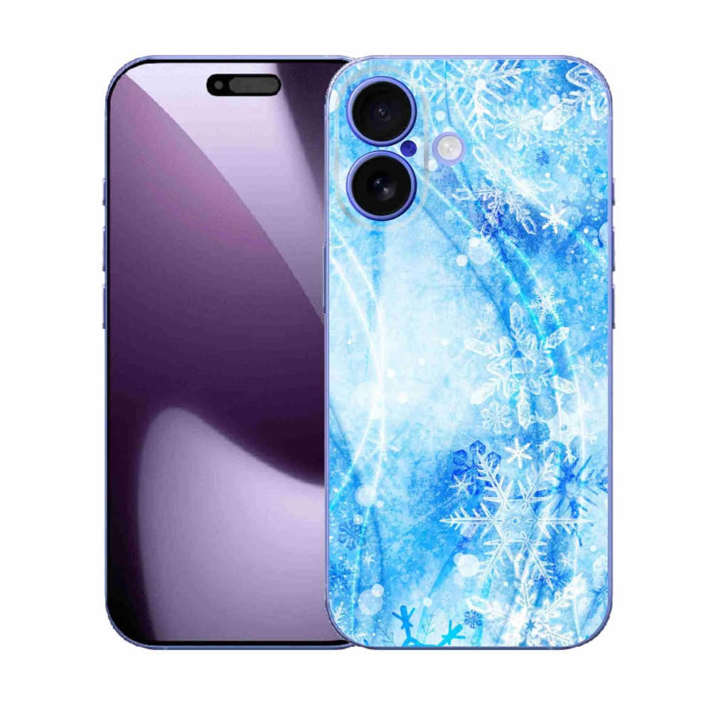 Gél borítás mmCase iPhone 17 készülékhez - hópelyhek