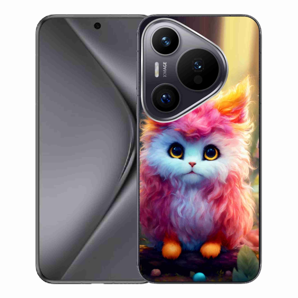 Gél borító mmCase a Huawei Pura 70 Pro számára - aranyos cica 5