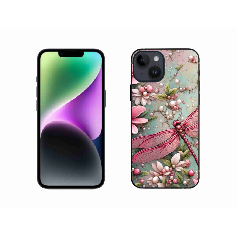 Zselés borítás mmCase iPhone 14 készülékhez - szitakötő