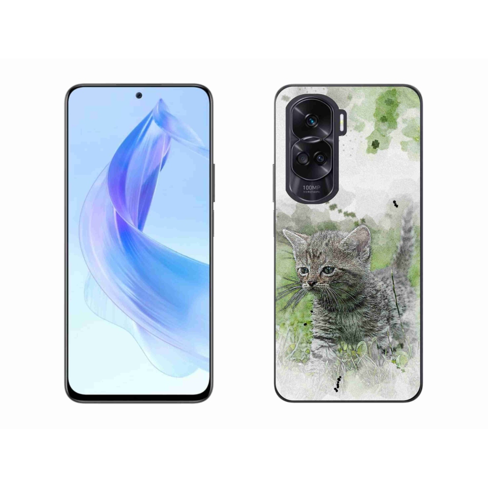 Gél borítás mmCase a Honor 90 Lite készülékhez - aranyos cica 1