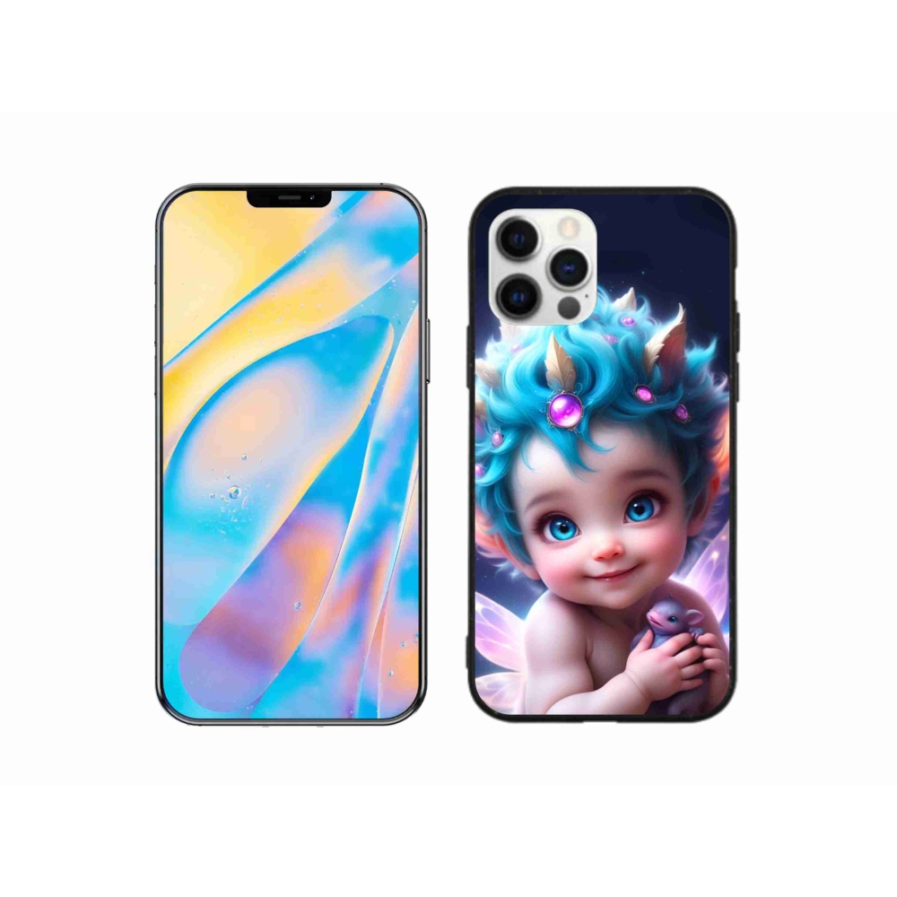 Gél borítás mmCase iPhone 12 készülékhez - baba pillangószárnyakkal