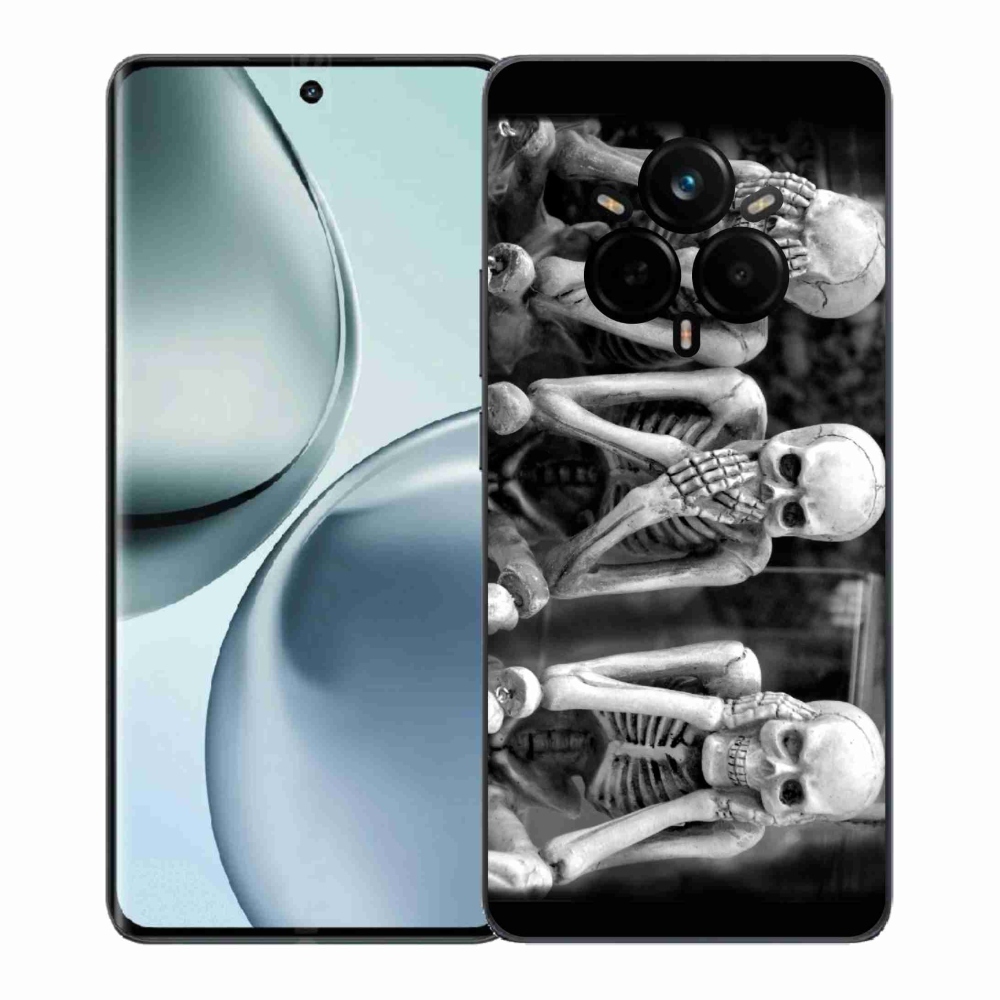 Gél borítás mmCase a Realme 14 Pro 5G készülékhez - csontvázak
