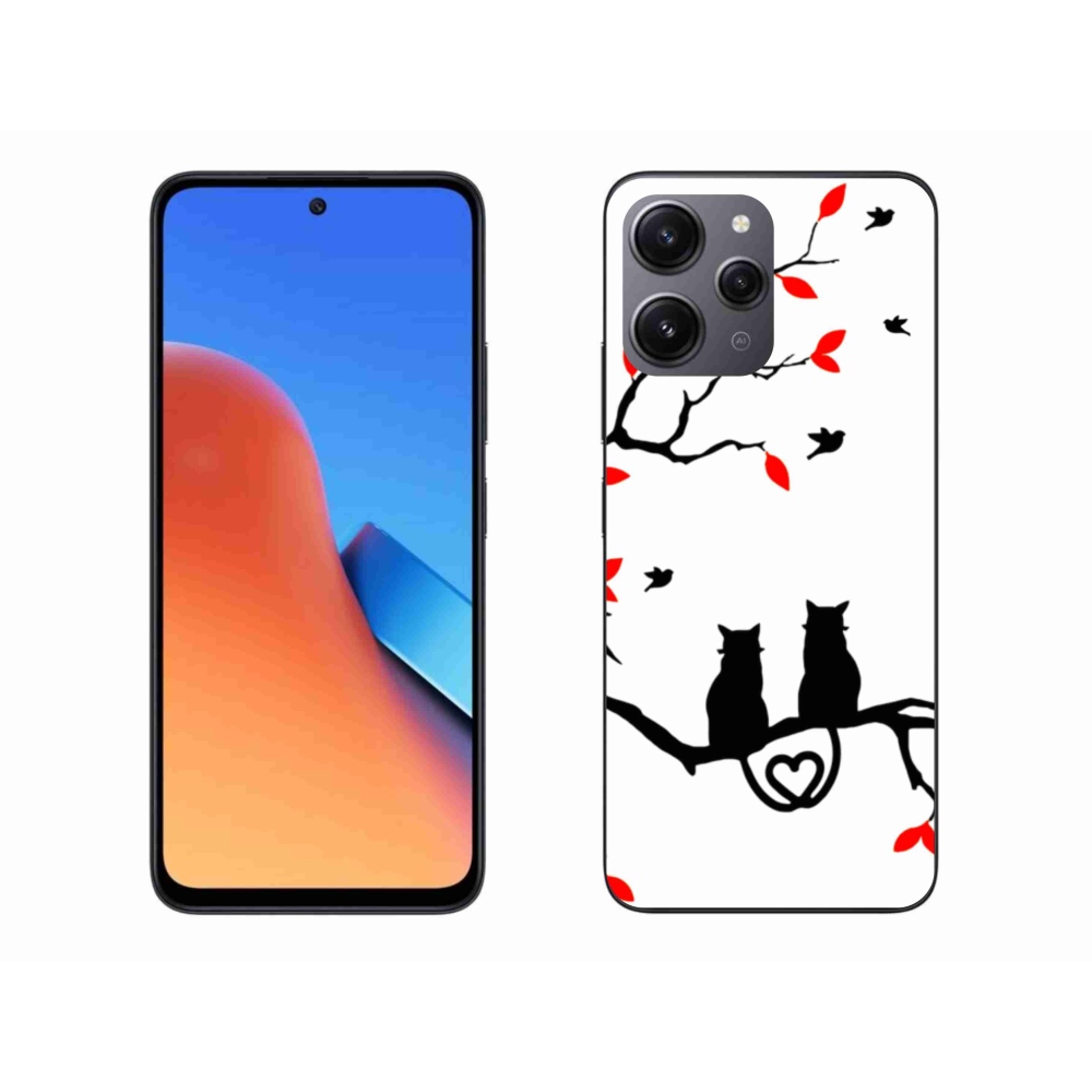 Gél borítás mmCase a Xiaomi Redmi 12-hez - macska szeretet