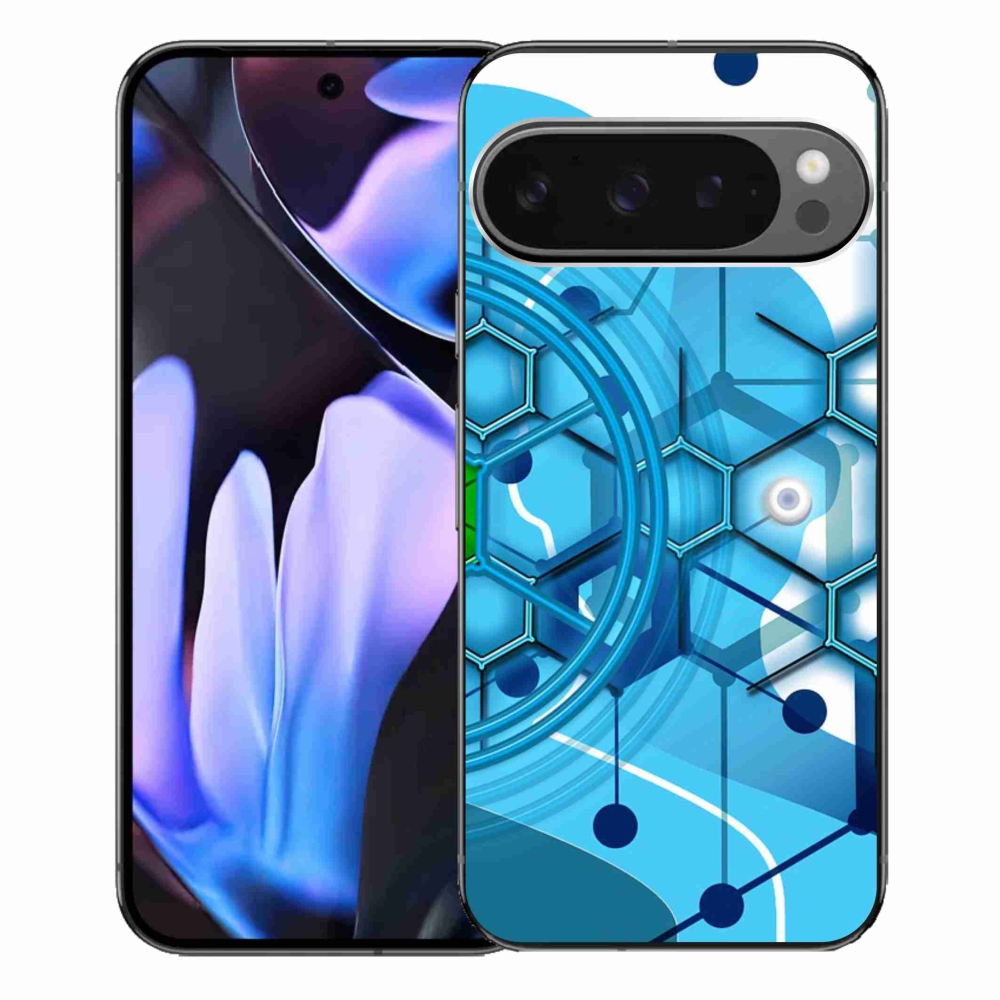 Zselés borítás mmCase a Google Pixel 9 Pro XL számára - absztrakt minta 2