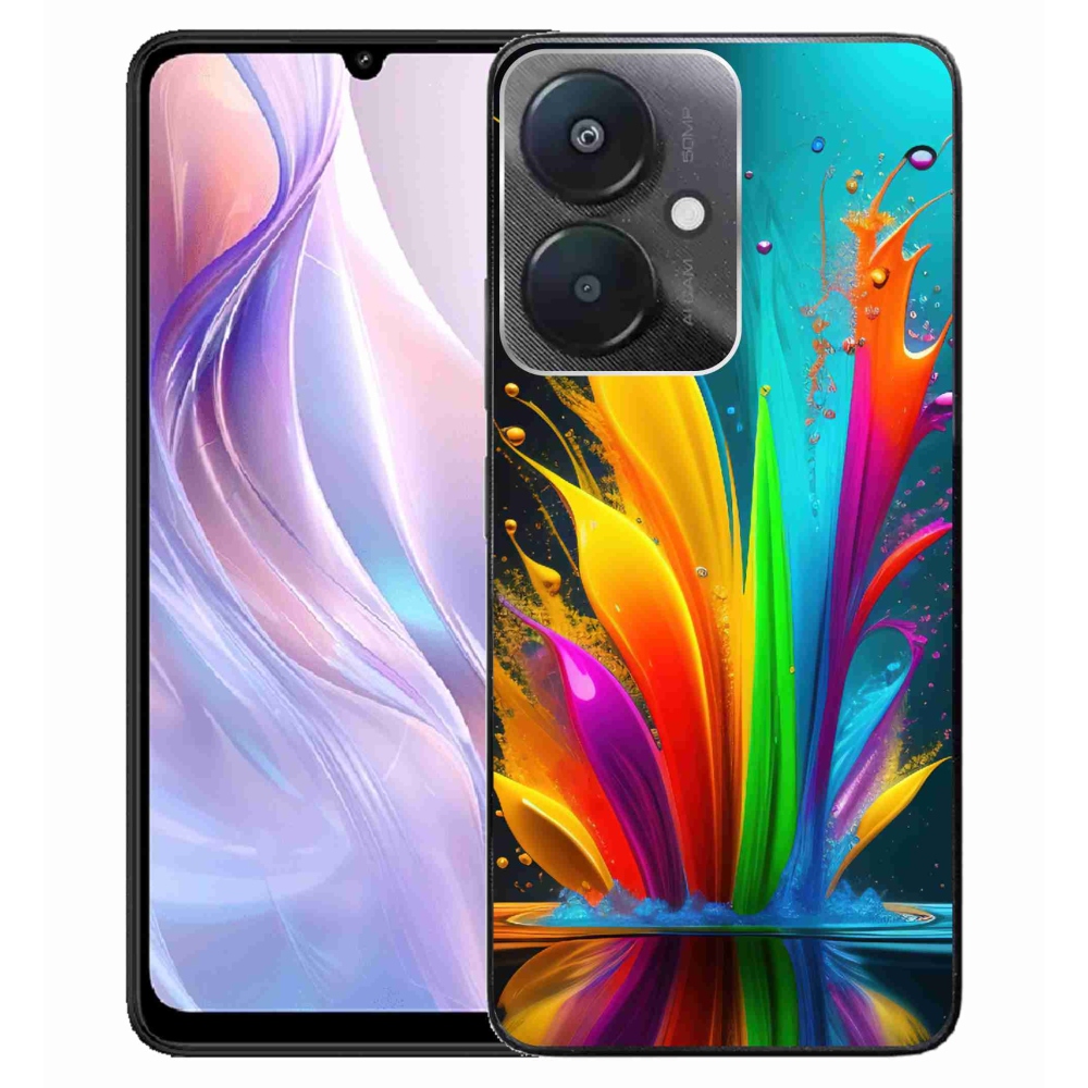 Gél borítás mmCase a Xiaomi Redmi 13C 5G számára - absztrakt motívum 1