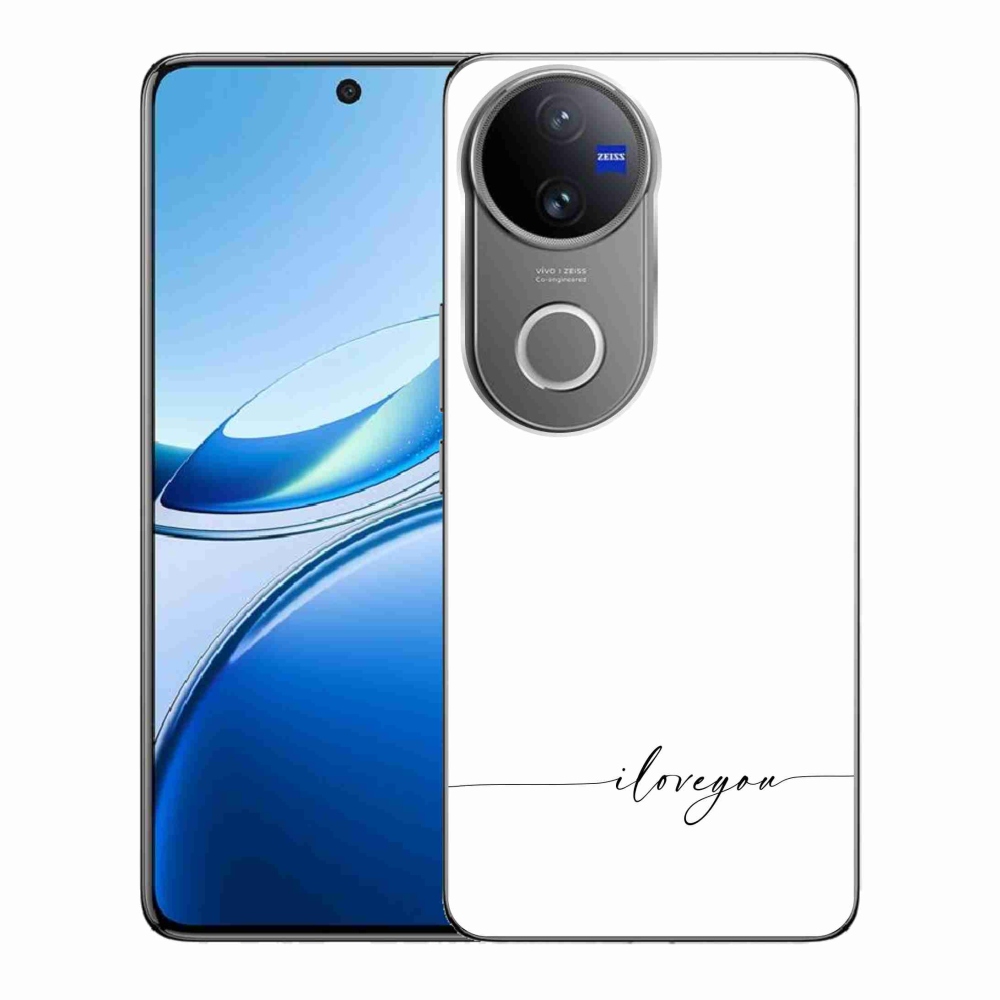 Gél borító mmCase a Vivo V50 5G készülékhez - Szeretlek fehér háttérrel