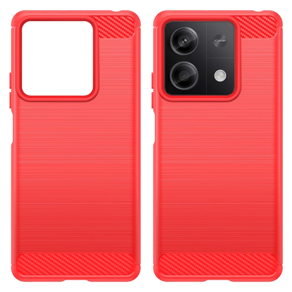 Szénálló zselés tok Xiaomi Redmi Note 13 5G - piros