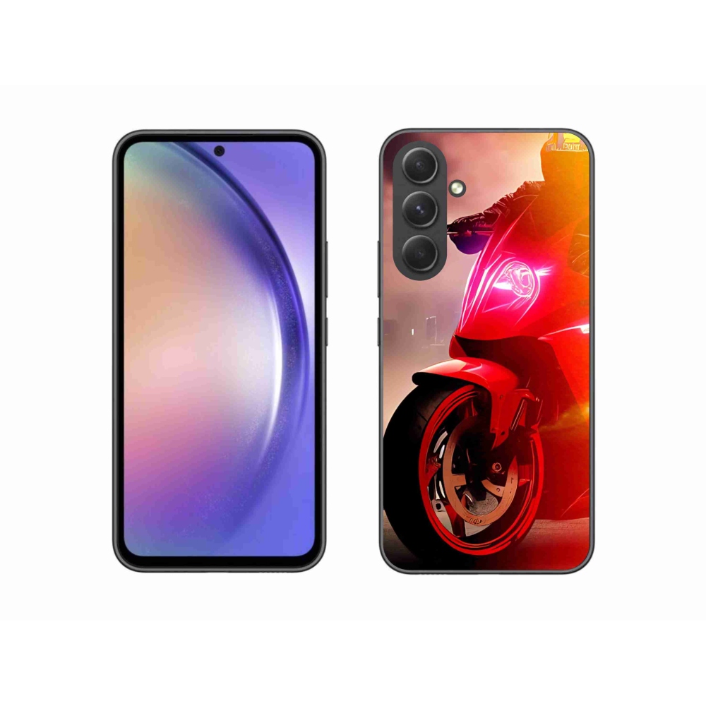 Gél borítás mmCase Samsung Galaxy A54 5G - motorkerékpárra