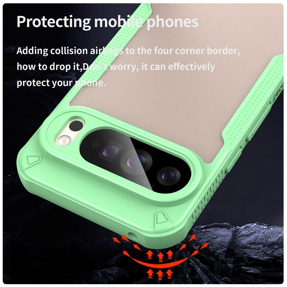 Fagyasztott tartós borítás a Google Pixel 10 Pro XL-hez - zöld