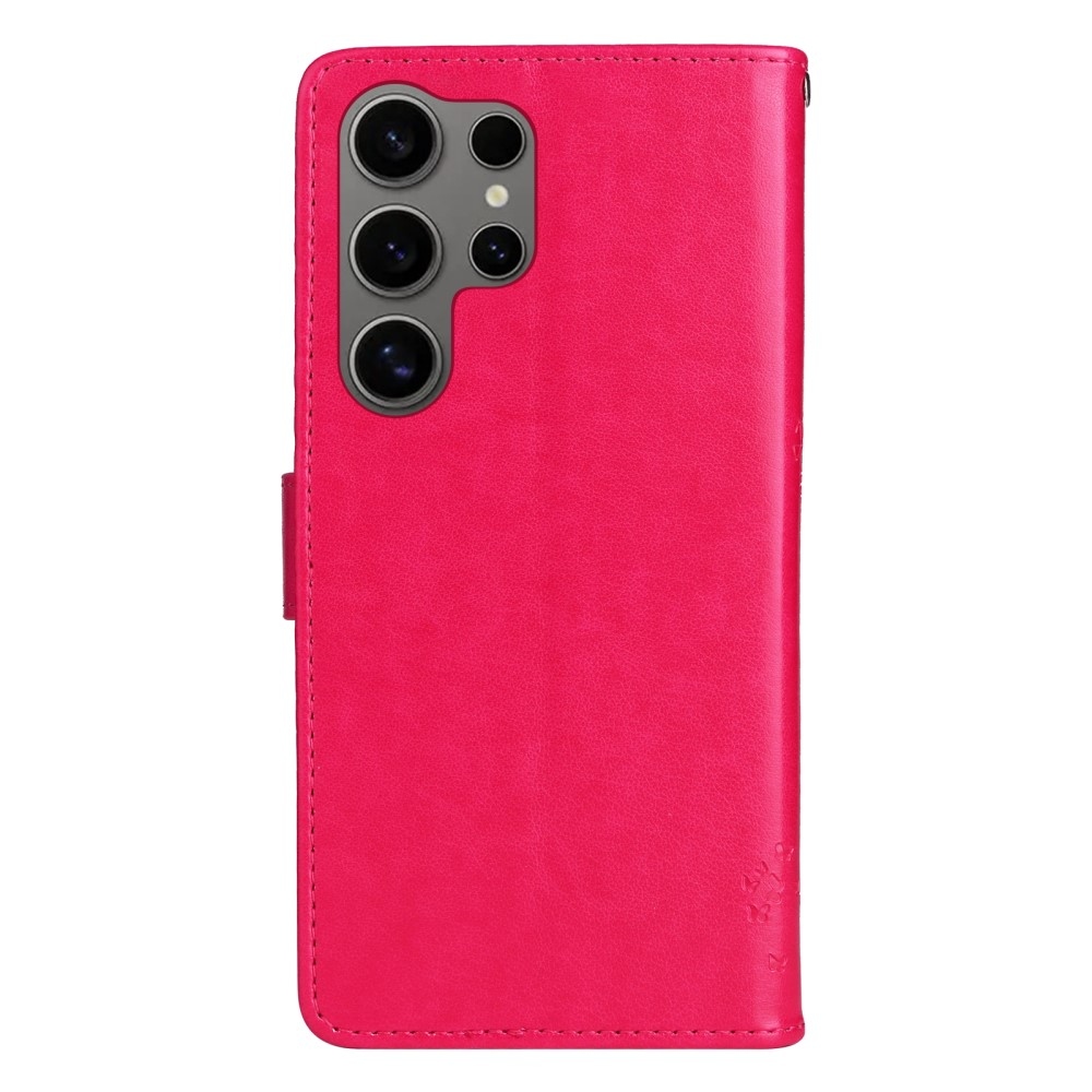 Fák könyve tok Samsung Galaxy S25 Ultra - rózsaszínű
