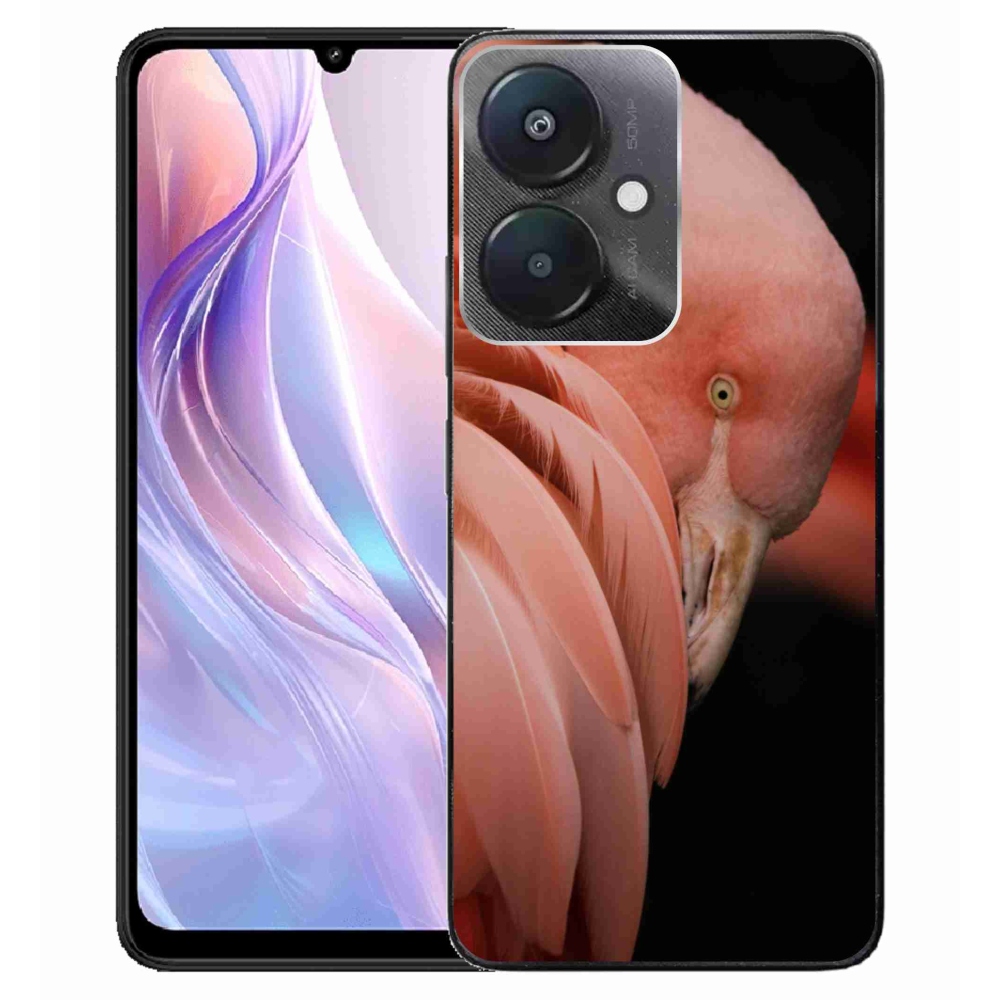 Gél borítás mmCase a Xiaomi Redmi 13C 5G-hez - flamingó 3