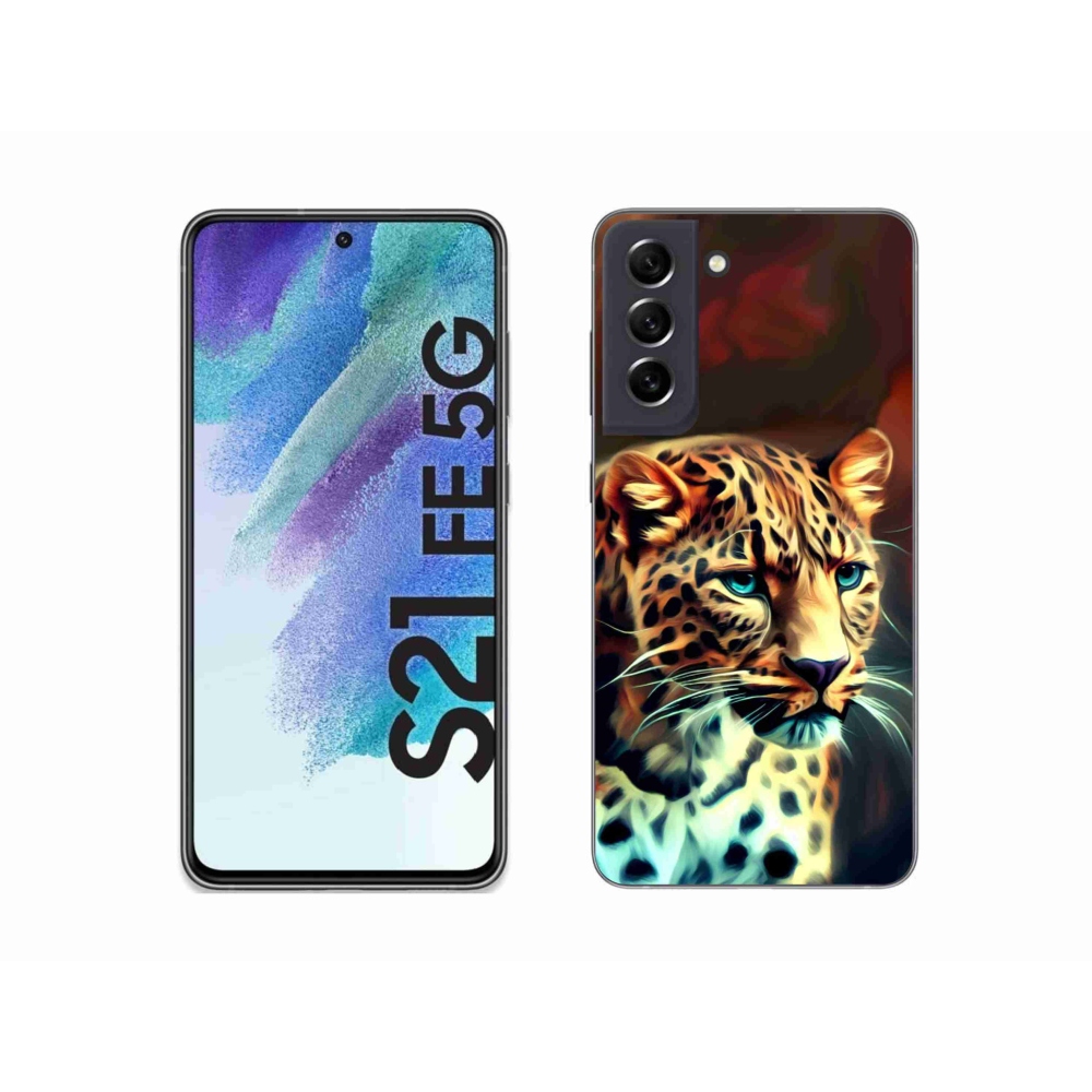 Zselés borítás mmCase Samsung Galaxy S21 FE 5G - leopárd