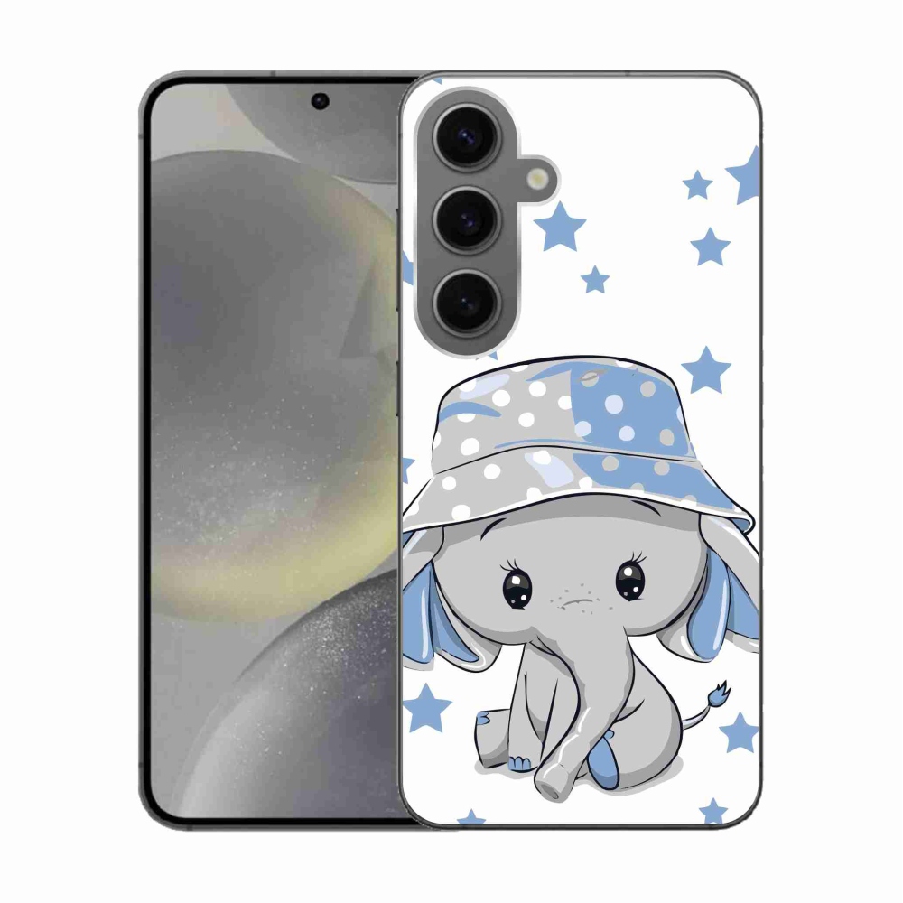 Gél védőhuzat mmCase Samsung Galaxy S24 készülékhez - kék elefánt